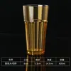 Vaso de Cerveza de Plástico Acrílico PC Anticaída Resistente al Calor Copa de Vino Transparente Octagonal KTV Bar Hogar Restaurante Vaso