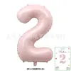 Globos Digitales de Tarjeta de 40 pulgadas Cubierta Dura Envueltos Individualmente Tarjeta de Papel Globos de Papel de Aluminio Globos de Decoración para Fiesta de Cumpleaños Venta al por Mayor