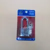 Candado de Acero Blanco, Cerradura de Hierro Blanca para Portones Exteriores, Cerradura Cuadrada con Manija Extendida, Cerradura Antirrobo para Ventanas con Espiga Larga, Cerradura Pequeña para el Hogar