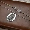 Novo Pingente Ram Zaki Prata Esterlina S925 Estilo Retrô Moda Colar Pingente Deusa Riqueza Corrente de Suéter Artística Pingente Homens