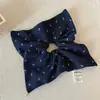 Lenço Quadrado Estilo Coreano para Cabelo Feminino, Corda de Cabelo Retro de Alta Qualidade, Faixa de Cabeça Estilo Preguiçoso, Elástico de Alta Elasticidade, Acessório de Cabelo com Flores