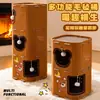 Nido para Gatos de Fieltro y Tabla Rascadora, Adecuado para Todas las Estaciones, Casa para Gatos Integrada Estilo Villa de Tres Pisos, Juguete Duradero que No Suelta Pelo, Estructura para Trepar de Dibujos Animados