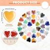 Popular Set de Regalo de San Valentín de Amazon: Artesanías de Piedra Natural Cristalina con Forma de Corazón de 2 cm para la Palma de la Mano