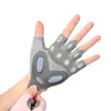 Guantes Deportivos y de Fitness de Medio Dedo para Equipamiento de Entrenamiento de Mujeres, Antideslizantes, Anti-Callos, para Levantamiento de Pesas, Ciclismo, Yoga, Cuerda para Saltar, Transpirables