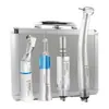 Set de Piezas de Mano Dentales de Alta y Baja Velocidad Max, Piezas de Mano de Alta y Baja Velocidad con Vía de Agua Externa, Set de Alta y Baja Velocidad, Empaque en Caja de Aluminio
