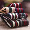 Cinta Rayada de Punto Bloque de Color Importada de Corea Cinta Rayada de Color Mixto Accesorios para el Cabello DIY Lazo Decoración para Zapatos y Sombreros