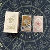 Baralho de Tarot Dourado Waite Carta de Tarot Tarot Impressão Colorida Carta de Tarot PVC Impermeável Jogo de Mesa de Tarot Toalha de Mesa