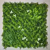 Parede de plantas simulada 100*100, parede de plantas verdes tridimensional, decoração com flores e grama artificiais, fundo verde, parede popular da internet