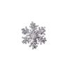 Estilo de moda de copo de nieve europeo y americano otoño e invierno nuevo diseño de nicho frío de alta gama exquisito broche accesorios de personalidad brillante