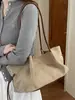 2026 Nuevo Bolso de Hombro Estilo Coreano de Nicho para el Trabajo, Color Sólido, Gran Capacidad, Bolso Tote de Moda para Mujer