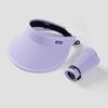 Chapéu de Sol Aberto no Topo Meetsunny para Mulheres, Chapéu de Sol com Proteção UV, Chapéu Respirável de Aba Larga, Proteção Solar Respirável