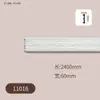 Línea decorativa de relieve estilo francés de línea plana tallada en PU para borde de pared de fondo de techo, línea de alta densidad imitación yeso