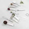 Conjunto de 6/9/11 Peças de Colheres Medidoras de Aço Inoxidável, Colheres Medidoras para Assar, Colheres para Grãos de Café, Colheres Medidoras de Gramas para Temperos, Colheres Medidoras de Pó