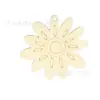 12 Estilos Adornos de Madera en Blanco Mariposa Libélula Caracol Flor Forma Decoración del Hogar Manualidades