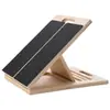 Tabla de Equilibrio Rectangular de Madera Maciza para Yoga para Entrenamiento de Coordinación, Pedal de Fitness, Equipo de Fitness Antideslizante de Madera para Adultos