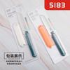 Cuchillo de fruta JINDA RIUS con funda, cortador de melón y fruta para el hogar, cuchillo de fruta plegable de acero inoxidable, cuchillo pelador