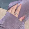 Anillo de serpiente con forma de serpiente para hombres y mujeres, anillo de cola de serpiente pequeño, anillo de dedo índice con apertura ajustable, diseño de nicho, anillo personalizado simple