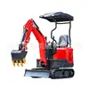 Modelo de Excavadora Pequeña 20, Excavadora Tipo Gancho, Máquina para Mover Tierra, Modelo 15, Miniexcavadora para Huertos Agrícolas