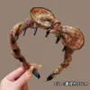 Diadema de Lunares Dentada Estilo Coreano para Mujer, Pinza para el Cabello Antideslizante de Alta Gama para Uso Diario, Pinza para Lavarse la Cara, Tocado de Gama Alta