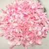 Lazo de Cinta de Satén Rosa Fresco 4*4cm Flor de Lazo de Satén de Poliéster Manualidades DIY Decoración para Coser Ropa