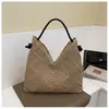 2026 Nuevo Bolso de Hombro de Paja Estilo Coreano para Mujer, Bolso Tote Tejido de Gran Capacidad, Bolso de Playa Fresco, Bolso Cubo