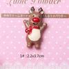 Accesorios de resina polvo de brillo navideño alce diy crema carcasa para teléfono móvil horquilla accesorios fabricante caricatura