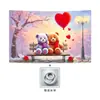 Tela de Fondo para el Día de San Valentín Transfronterizo Amazon Nueva Decoración de Fiesta Europea y Americana Banner de Tela Fotográfica para Fotografía Personalización