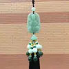 Pingente de Carro Enfeites para Retrovisor de Carro Estátua de Buda Guanyin com borla grande de contas suprimentos de decoração de carro pingente