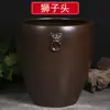 Cerámica de Jingdezhen Tanque de Peces Elevado Método Antiguo Maceta de Nenúfar Maceta Grande de Jardín Tanque de Agua Grande Antiguo Sala de Estar
