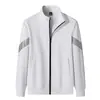 Conjunto de Ocio Deportivo para Hombre Primavera y Otoño Jóvenes y de Mediana Edad Chaqueta Cardigan de Manga Larga con Cuello Vertical Suéter de Cuello Redondo Conjunto de Tres Piezas Moderno