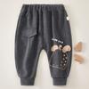 Pantalones de Otoño para Bebé Escalada Otoño Niños y Niñas Pantalones de Bebé Lindos Guapos Pantalones para Niños Estilo Occidental Pantalones Deportivos Pantalones para Cavar Arena