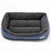 Jaula para Perros Semi-cerrada Linda Huella de Mascota Jaula para Mascotas Impermeable Resistente a Mordeduras Cama para Mascotas Cama para Perros Caliente de Invierno Suministros para Mascotas