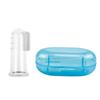 Amazon pet silicone dedo escova de dentes cão silicone limpeza dentes dedo manga gato e cão limpeza oral suprimentos