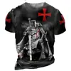 Primavera e Verão STreeT Tendência Retrô Casual Solto Com Capuz Pulôver Para Homens Tamanho Grande Estampa de Animal STreeT TiDe Camiseta Impressão 3D