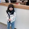 Chaqueta de Plumón Infantil Putian de Alta Calidad 1996 a Juego Padres e Hijos Estilo Americano con Capucha para Niños y Niñas, Chaqueta Acolchada Infantil Talla Mediana y Grande