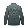 Nueva chaqueta acolchada de algodón color verde militar estándar chaqueta acolchada de algodón cálida de invierno para hombre color verde oliva chaqueta acolchada de algodón para hombre con cuello alto