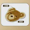 En Stock Múltiples Colores y Especificaciones Oso Bordado Clásico Parche de Oso Bordado para Toalla Accesorios para Ropa Infantil Parche