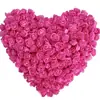 100 Peças Embaladas em Saco Opp Flores de Espuma 3,5cm Pe Flores Artificiais Casamento Caixinha de Doces Flor Rosa Urso Unicórnio DIY Mini
