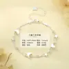 Pulseira Folha de Ginkgo Estilo Novo de Três Ouriveses Essencial Outono e Inverno Joias de Nicho Estilo Coreano Temperamento