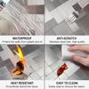 Azulejos de Piso de Mármol con Mosaico Metálico Azulejos Cerámicos de Imitación Exportados a Europa, América y Australia Pegatinas de Pared Compuestas Impermeables Mate