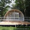Fábrica de Tiendas de Campaña Sitio de Campamento Moderno Domo Estructura de Tubería de Acero Cubierta Alojamiento Biónico Exterior Vela Hotel Exterior