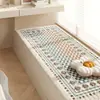 Alfombra de lujo ligero de alta calidad para celebridad de internet, alfombra universal para ventana de cuatro estaciones, alfombra para dormitorio, balcón, alfombra gruesa de imitación de cachemira