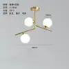 Restaurante minimalista nórdico bar quarto cabeceira loja de roupas lâmpada pendente pequena bola oval bronze antigo vidro branco leitoso ferro
