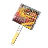 Rede de Churrasco Dobrável em Aço Inoxidável 304 Desmontagem Portátil Rede de Churrasco para Churrasco Clipe Rede para Peixe Grelhado Suporte para Legumes Ferramentas para Churrasco