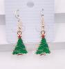 Natal Europeu e Americano Transfronteiriço Papai Noel Floco de Neve Brincos Bengala Doce Sino Alce Brincos Chapéu de Natal Brincos Lote
