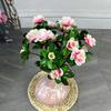 Flor Artificial rododendro rosa flor pequeña decoración para el hogar floral artificial sesión de fotos al aire libre boda mayoreo flor falsa