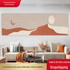 Riyue Tonghui moderno abstrato sala de estar pintura decorativa sofá fundo mural de parede pintura transfronteiriça núcleo de uma peça entrega 2500