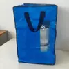 Capacidad Extra Grande Spot Wholesale Bolso de Almacenamiento para Colcha Tejido de PP Equipaje Empaque Correa de Traslado Bolsa con Cremallera Nueva Ventana Visible