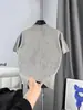 Camiseta de verano transfronteriza nueva para hombre, marca de moda, estampado de letras, manga corta, cuello redondo, corte holgado, a la moda y versátil, fresca