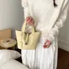Bolso de Cubo de Mano Más Vendido Transfronterizo para Mujer 2026 Nuevo Estilo Bolso de Hombro Casual Simple Bolso Cesta Versátil de Moda